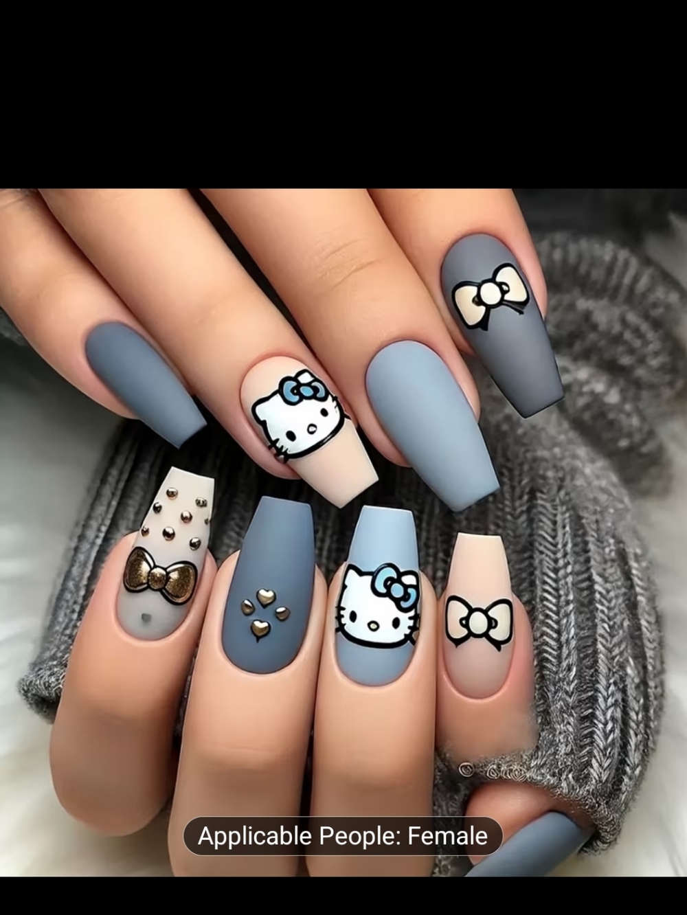 Hello Kitty Nails